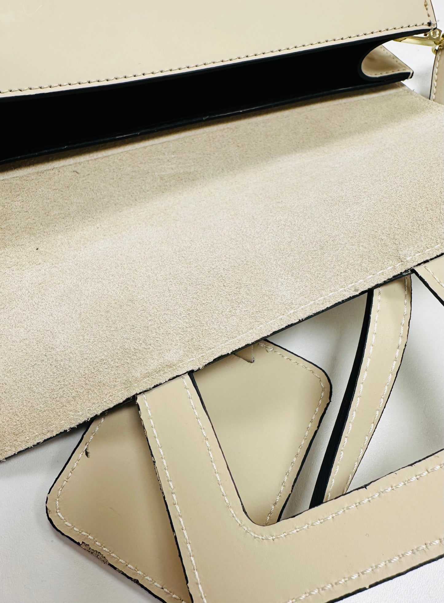 Beige stilvolle Umhängetasche