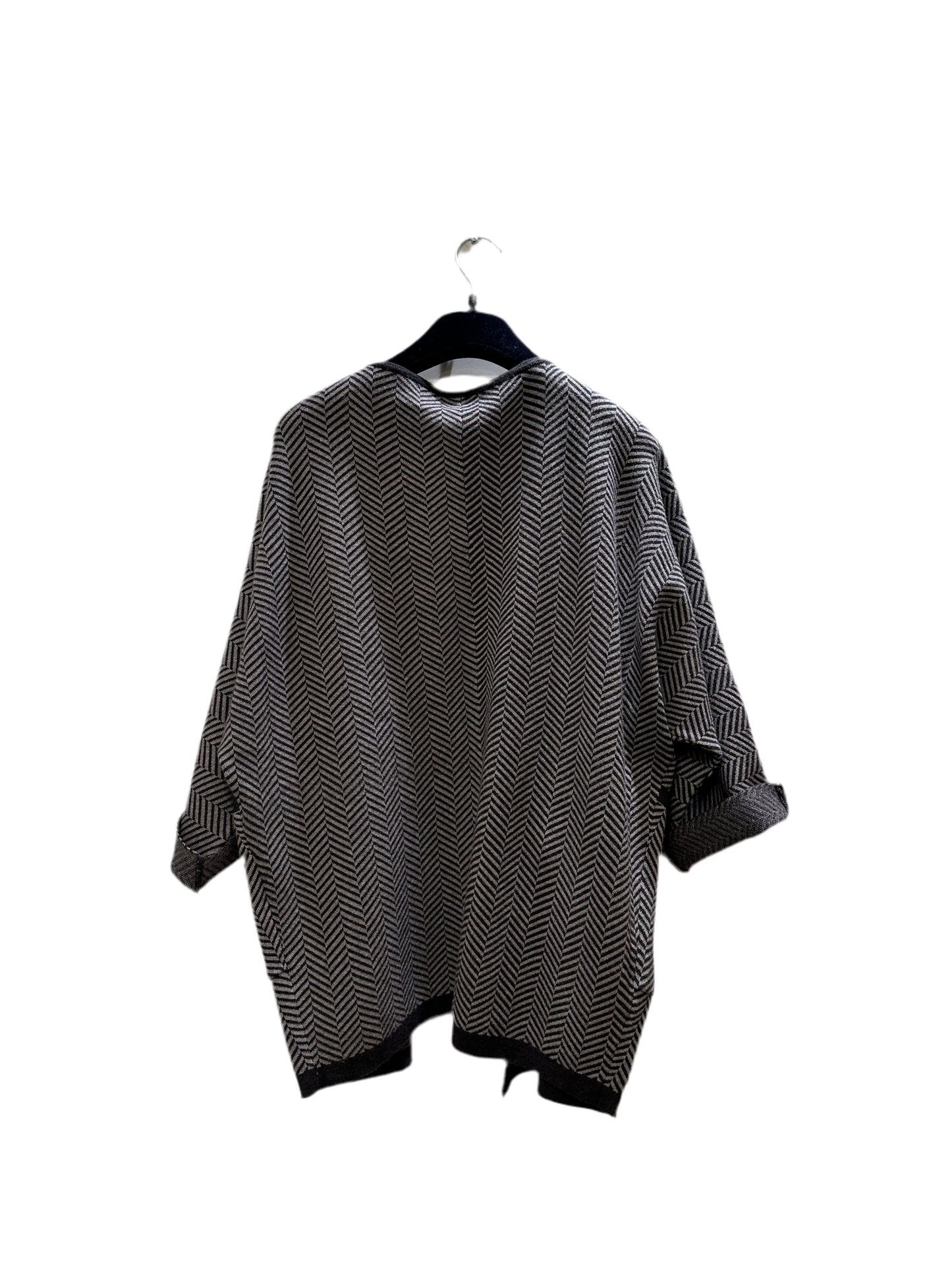 Cardigan kurz in Grau M/L/XL