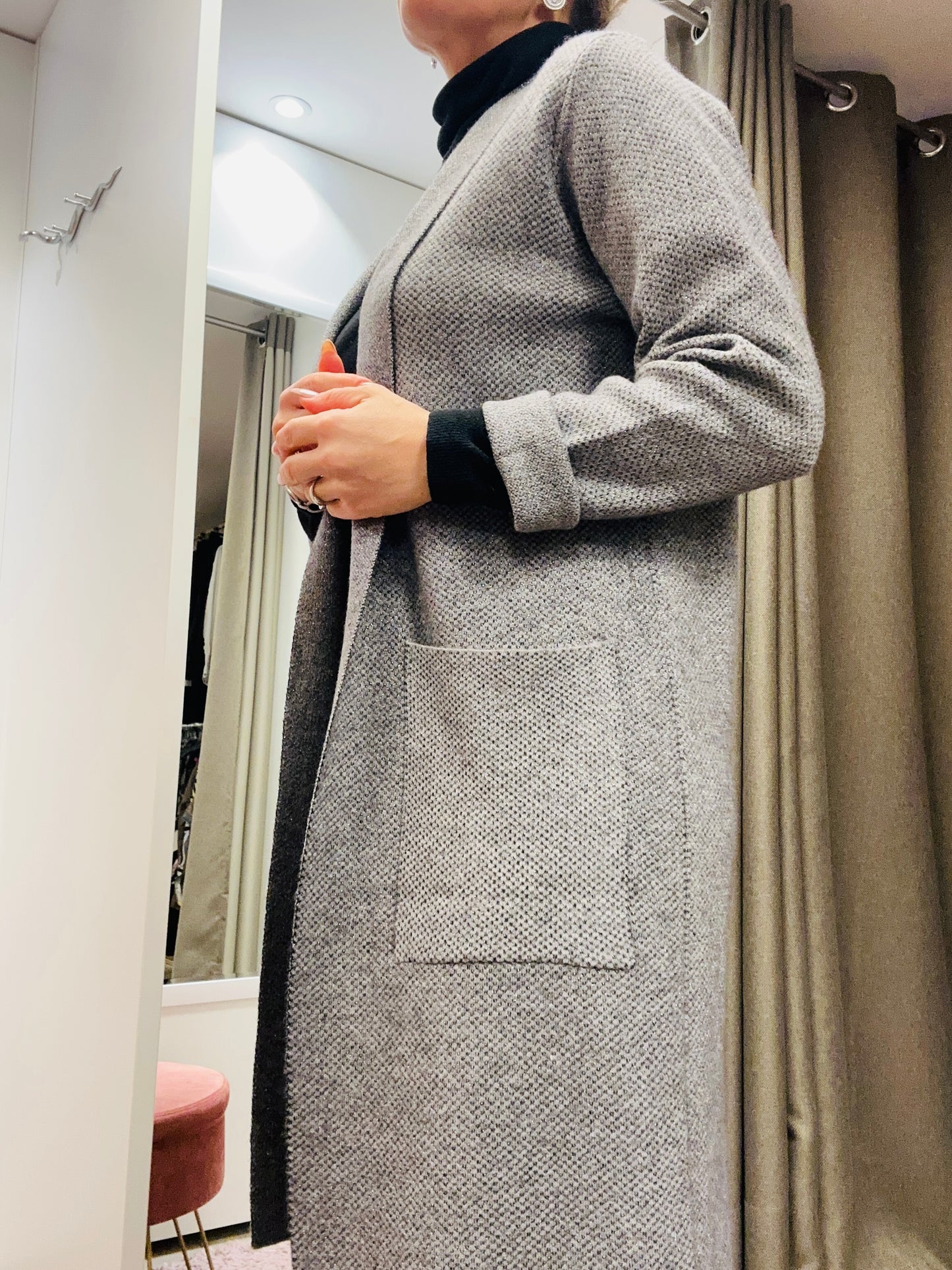 Cardigan in Grau M/L