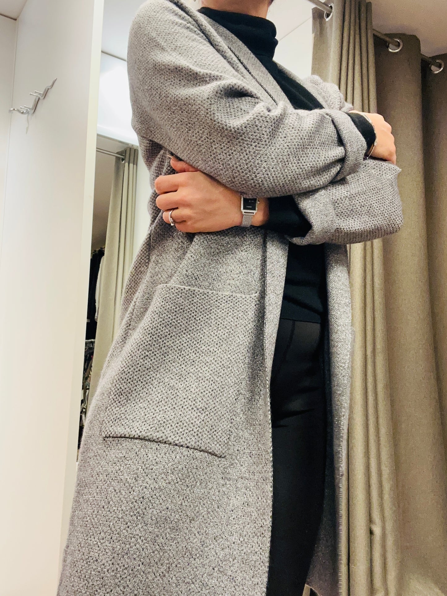 Cardigan in Grau M/L