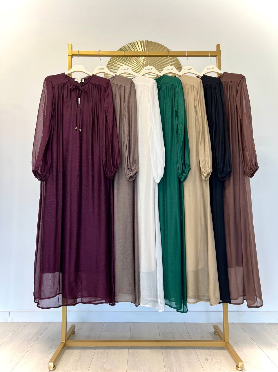A-Seiden Kleid