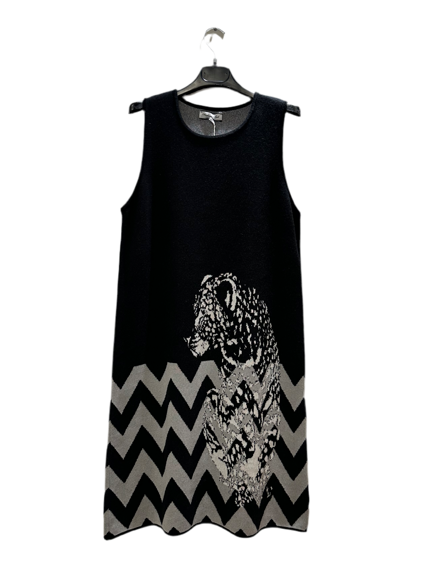 Sportlich-elegantes Kleid in Schwarz