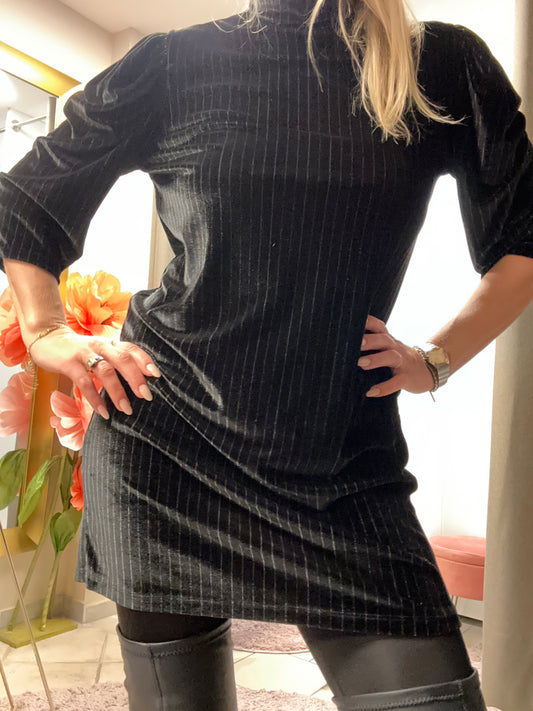 Samt Kleid S/M