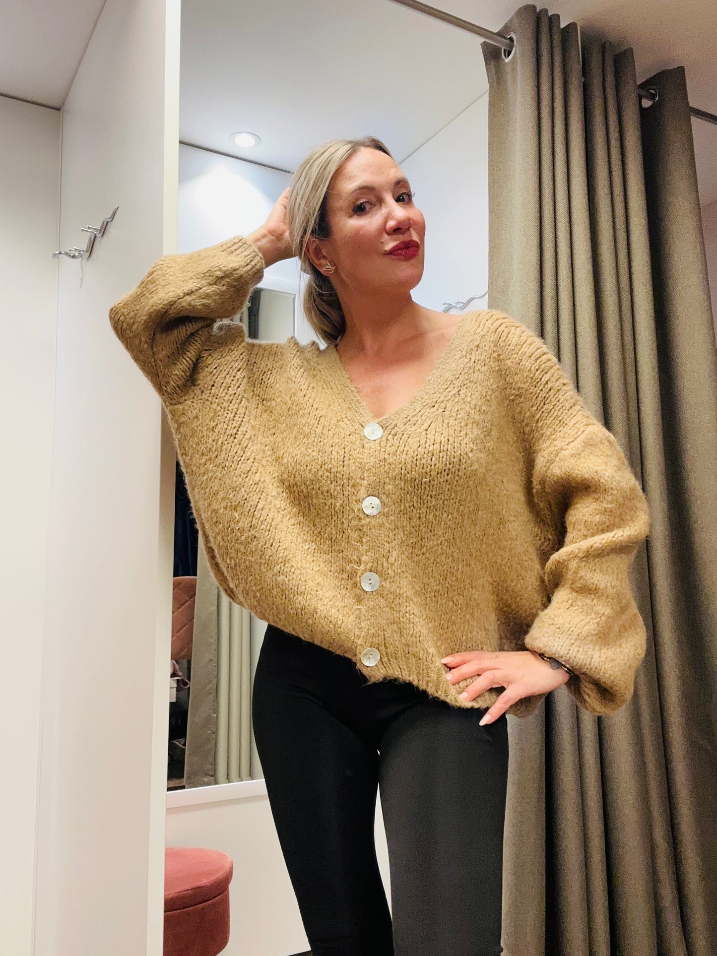 Kuschelige Strickjacke