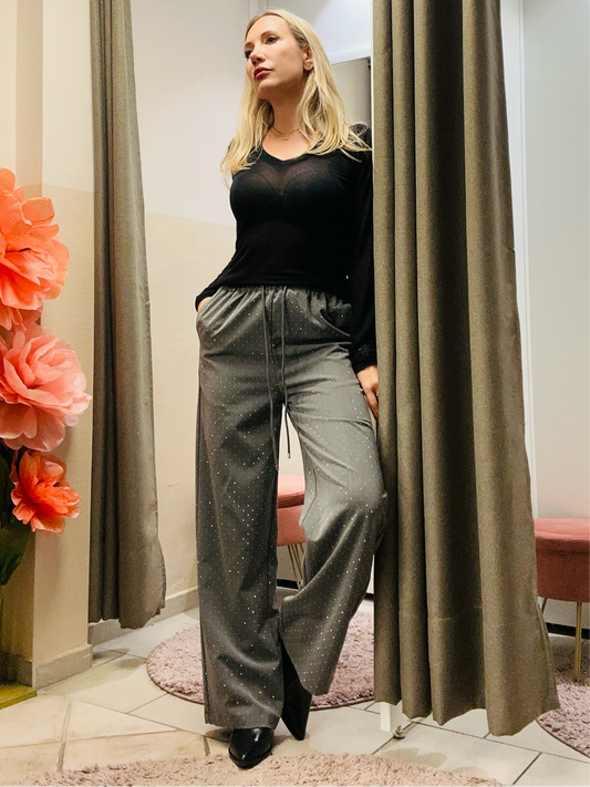 Stoffhose in Grau S/M/L