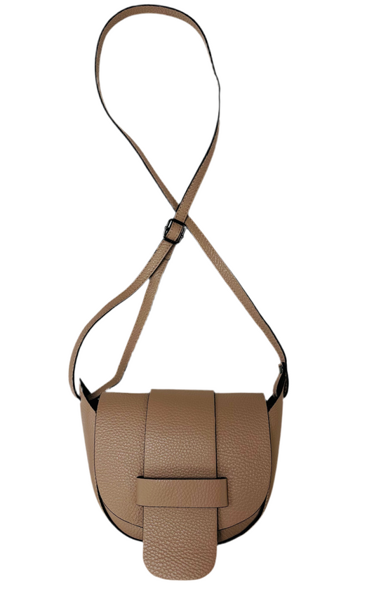 Rosa Taupe Ledertasche